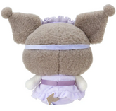 Sanrio's feisty favorite, Kuromi, is stylishly ready for bed! The Bow Pajamas + Mascot Sleep Mask Kuromi Plushie features a sweet center bow, ruffled nightie and an attached tapir-shaped sleep mask (It's Baku!) Soft fabrics make this huggable plush perfect for nighttime snuggles.
A comforting friend perfect for winding down. A nice pairing if you're assembling a spa-day gift basket. A solid addition to any plushie or Kuromi collection. Relax with the calming colors, friendly, embroidered face and just gen